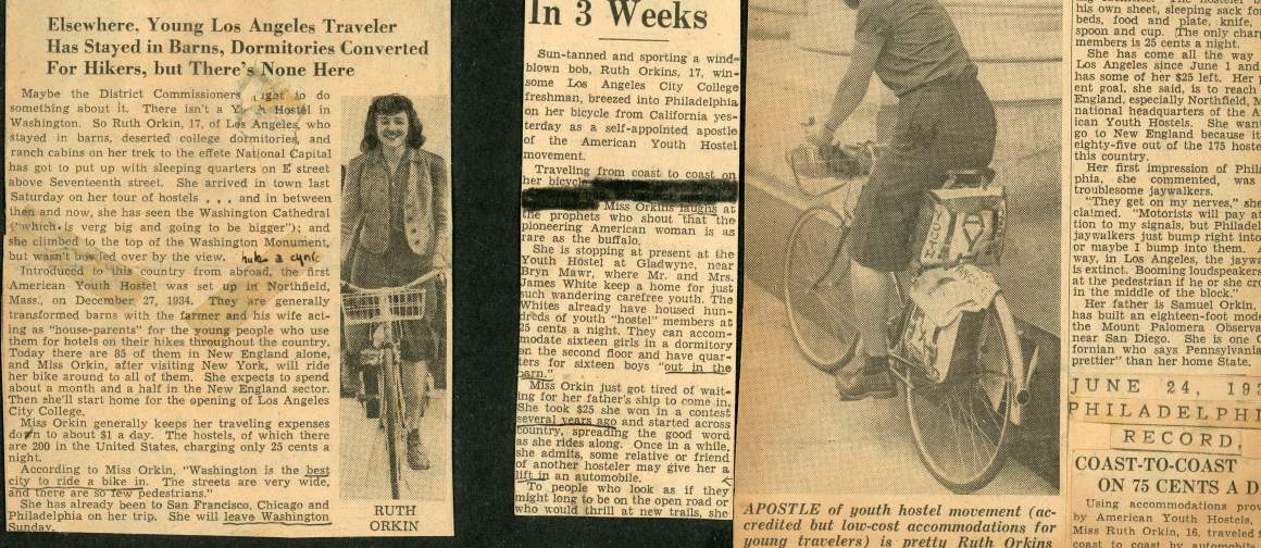 Ruth Orkin Bicycle Trip 1939