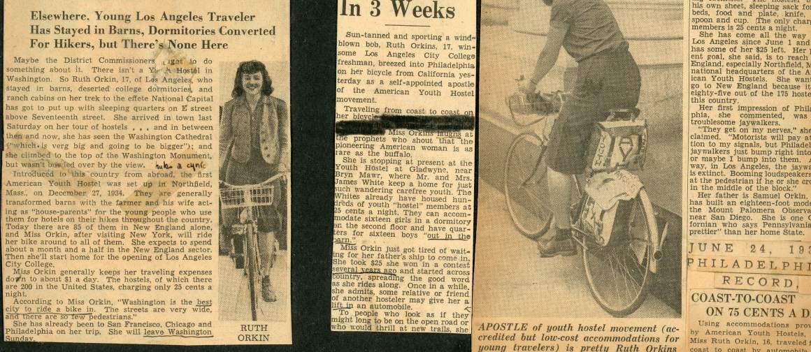 Ruth Orkin Bicycle Trip 1939