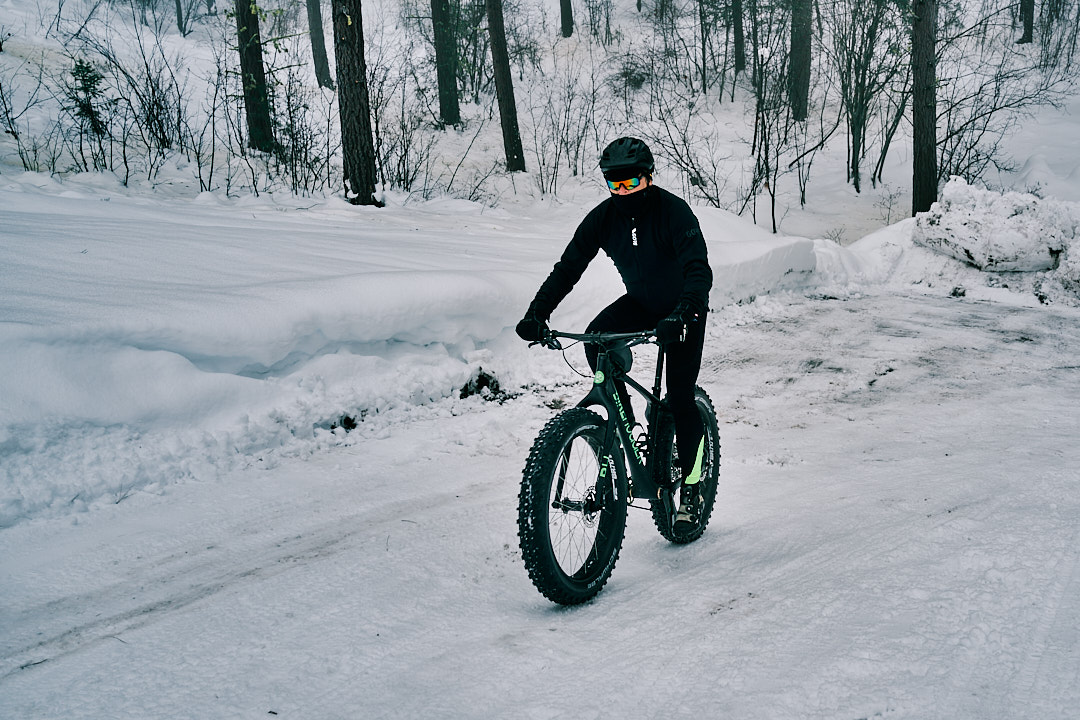 Snow Biking with Gore Wear